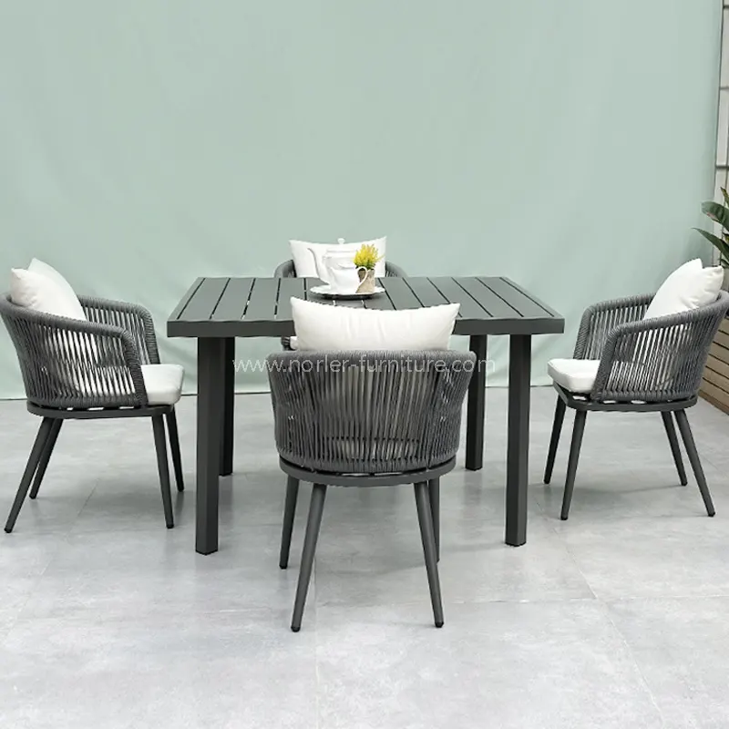Varför är Fashion Outdoor Dining Set i aluminium det ultimata valet för elegant och hållbar uteplats