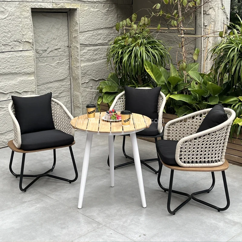 Utomhus aluminiumram PE RATTAN GARDEN SET